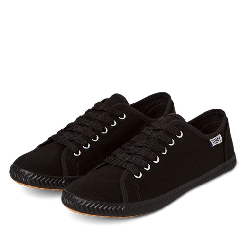 Black lace-up canvas – Cuthbertsonline