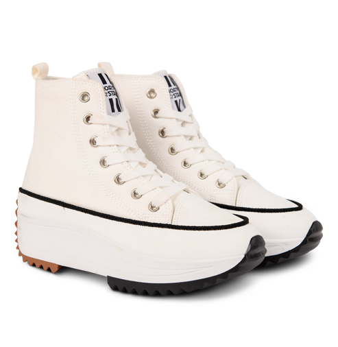 North Star High Top Platform White